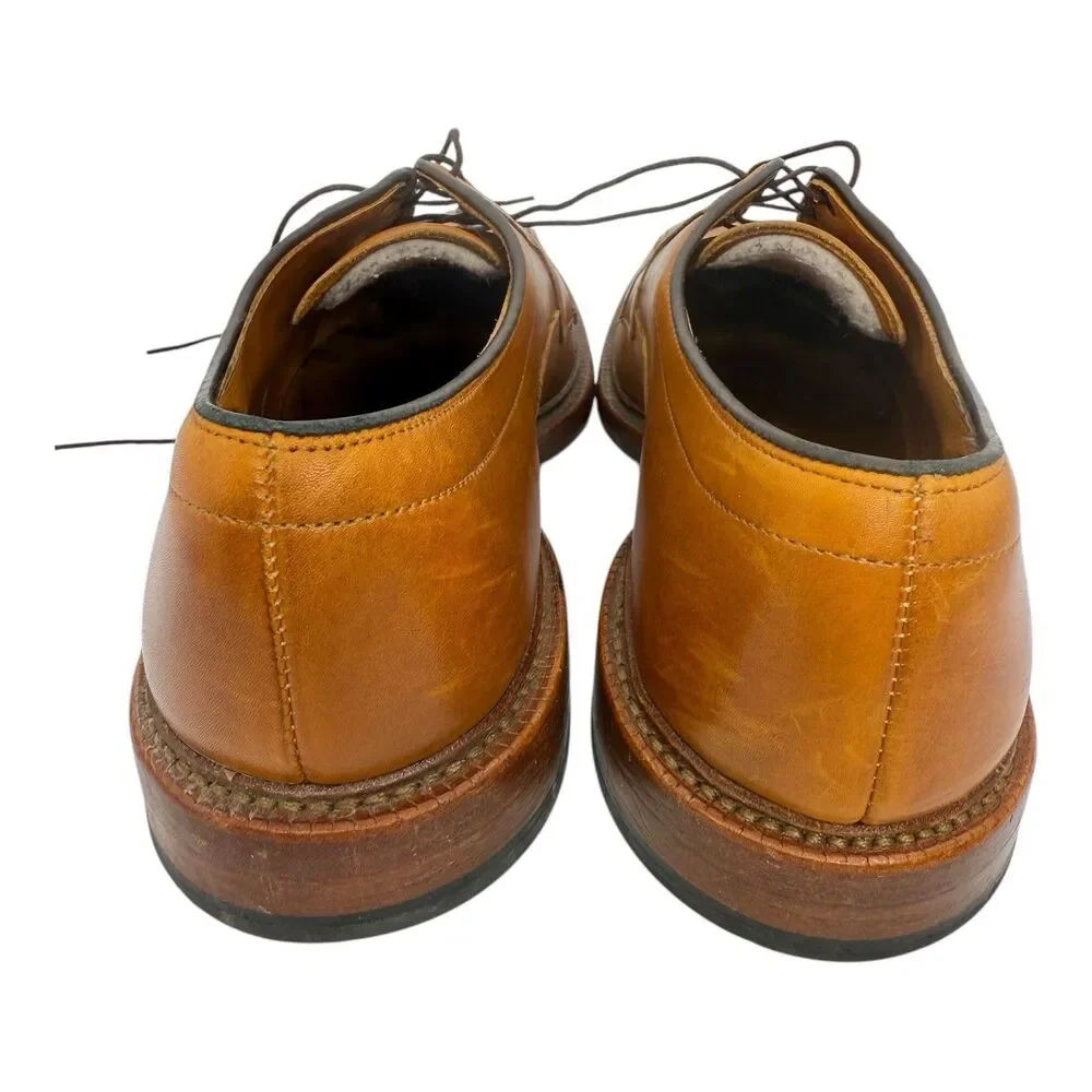 Allen Edmonds Hillcrest Leather Oxford Dress Shoes Size 10.5 C Walnut Brown